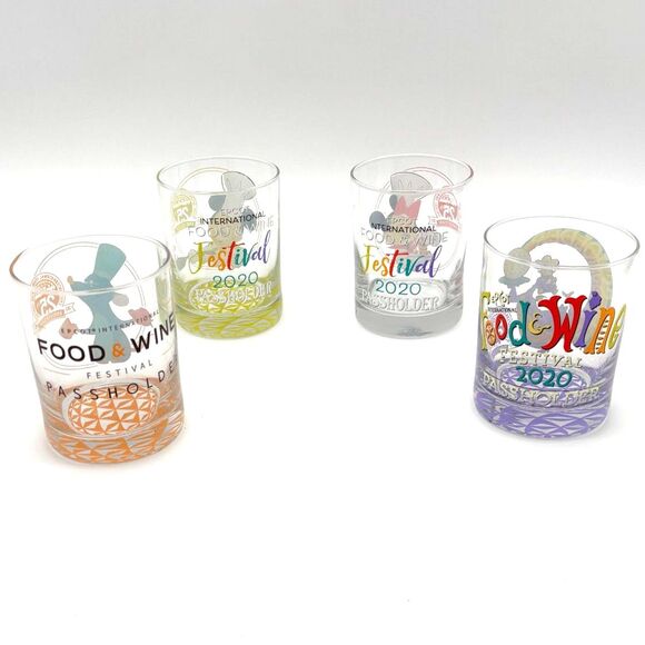 Disney's Epcot Food & Wine Festival Passholder 2020 Collector Glasses - Picture 2 of 11